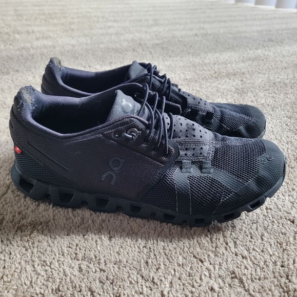 Womens On CLOUD Sneakers All Black - Picture 2 of 7